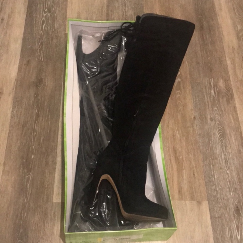 Sam Edelman Over the Knee Black Boots